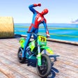 Ícone do programa: Superhero Moto Stunts Ave…