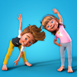 أيقونة البرنامج: Fitness for Kids: Kids Wo…