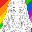 Ikon program: Anime Coloring Book Nezuk…