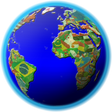 أيقونة البرنامج: World Map Quiz: Coutries,…