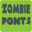 プログラムのアイコン：Zombie Fonts for FlipFont