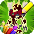 プログラムのアイコン：Ben Ultimate Coloring 10 …