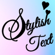 أيقونة البرنامج: Stylish Text- Letter styl…