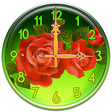 Roses Clock Widget