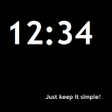 Иконка программы: Minimalistic Clock Widget