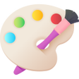 プログラムのアイコン：Ms Paint