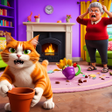 Ikon program: Cat VS Angry Gran Simulat…