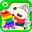 プログラムのアイコン：Wolfoo Pop It - Fidget to…