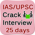Icon of program: UPSC IAS Crack Interview …