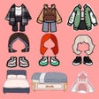 أيقونة البرنامج: Toca Outfit Ideas 4K