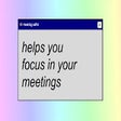 プログラムのアイコン：meeting adhd