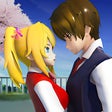 أيقونة البرنامج: Anime High School Life Ga…