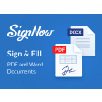 signNow - Sign and Fill PDF & Word Documents