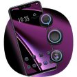 Colorful theme Purple business icon