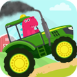 Иконка программы: Farm Train - Kids Tractor…