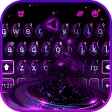 Black Neon Tech Keyboard Theme