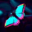Icon of program: Neon Butterflies Wallpape…