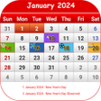 プログラムのアイコン：New Zealand Calendar