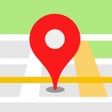 أيقونة البرنامج: 经纬度定位-逸凡地图