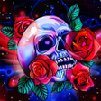 Ikon program: Skull Coloring Book Color…