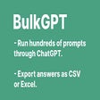 Ikona programu: BulkGPT - bulk prompts fo…
