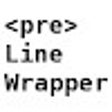 Icon of program: <pre> Line Wrapper