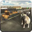 Wild Animal Transport Train 3D