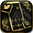 أيقونة البرنامج: Gold Black Launcher Theme