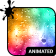أيقونة البرنامج: Color Rain Animated Keybo…