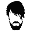 Hairs beards  Lips stickers