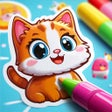 プログラムのアイコン：Sticker Art - Coloring ga…