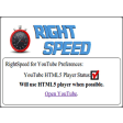 RightSpeed for YT