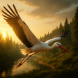 The White Stork icon