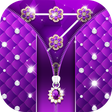 Icon of program: Purple Diamond Flower Zip…