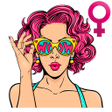 プログラムのアイコン：Wasticker of women