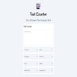 Ícone do programa: Text Counter