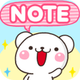 Ikona programu: Sticky Note White Bear