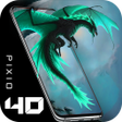 程序图标：Pixio: 4D Live Wallpapers