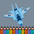 プログラムのアイコン：Aircraft Drawing Coloring…
