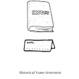 Icoon van programma: Historical Name Generator