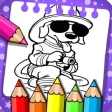 Paw Coloring book