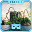 أيقونة البرنامج: VR Roller Coaster Sunset …