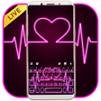 程序图标：Neon Pink Heart Keyboard …
