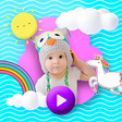 Icono de programa: Baby video maker with son…