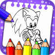 sonni coloring the hedgehogs