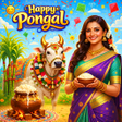 أيقونة البرنامج: Pongal Photo Frames 2024