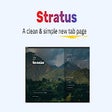 Stratus - New Tab page