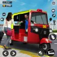 Rickshaw Driver Modern City