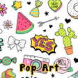 Icon of program: Cute Wallpaper Pop Art Th…