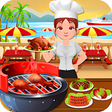 プログラムのアイコン：Beach Resort BBQ Chef Res…